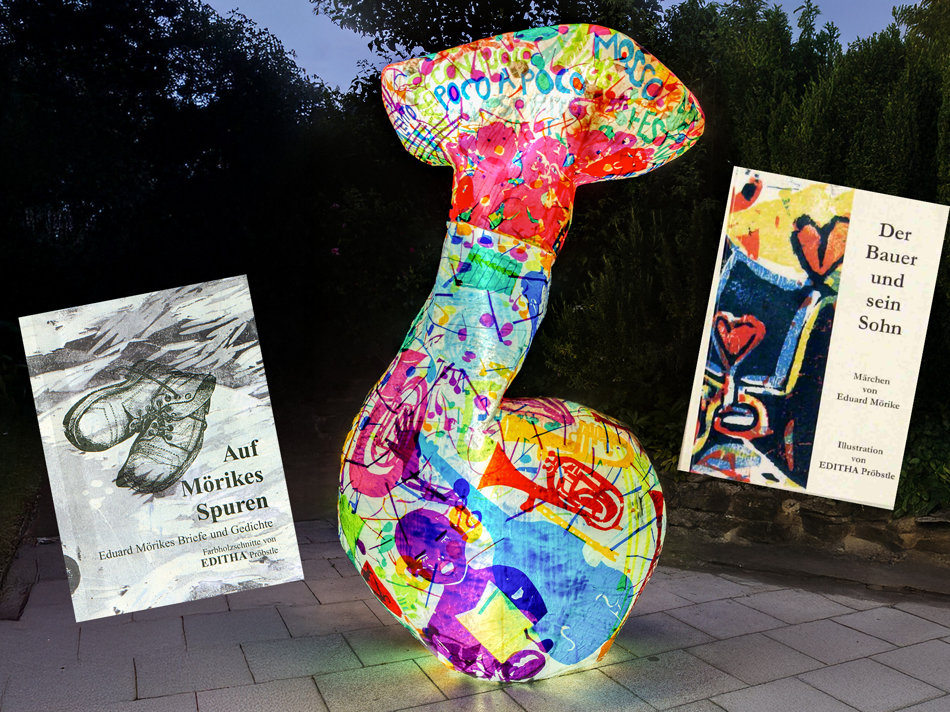 Ausstellungen und Aktionen von Editha Pröbstle